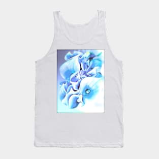 Calla Lily Soft Lilac and Blue Tank Top